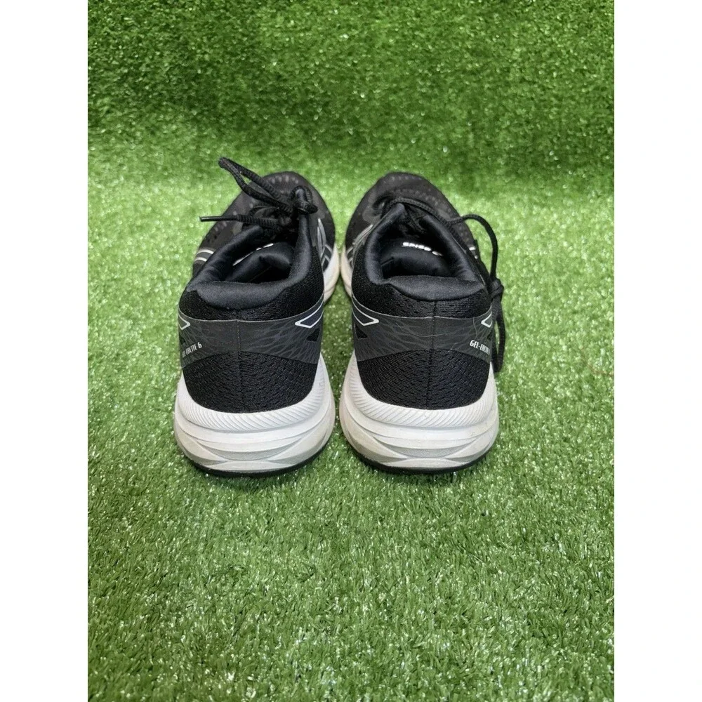 Asics Gel Excite 6 Womens Size 8.5 W Black White Athletic Running Shoes Sneakers
